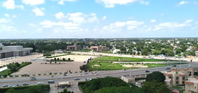 Une vue de N'Djamena. Illustration © Ben Kadabio/Alwihda Info