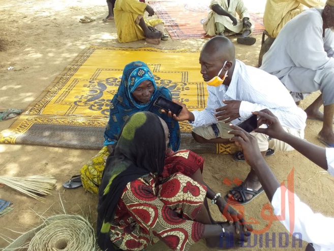 Tchad : des sinistrés et des maisons englouties à Ati suite à la crue du fleuve Batha. © Hassan Djidda Hassan/Alwihda Info