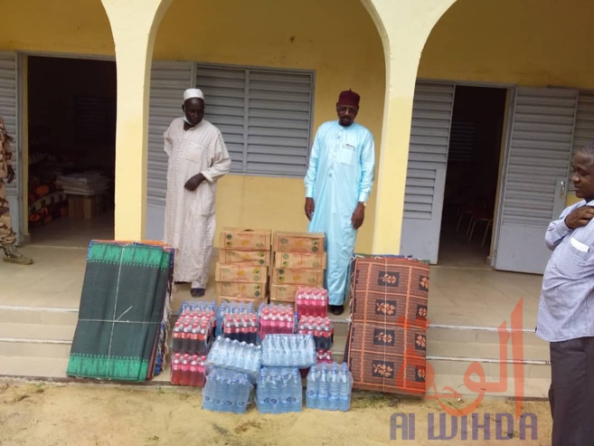 Tchad : des sinistrés et des maisons englouties à Ati suite à la crue du fleuve Batha. © Hassan Djidda Hassan/Alwihda Info
