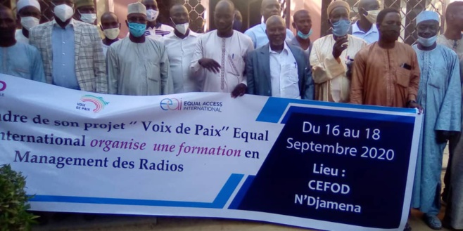 Tchad : des gestionnaires de radios communautaires désormais outillés en management. © Mahamat Abderaman Ali Kitire/Alwihda Info Tchad : des gestionnaires de radios communautaires désormais outillés en management. © Mahamat Abderaman Ali Kitire/Alwihda Info