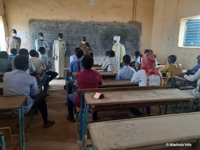 Une salle de classe à Abéché. Image d'illustration © Abba Issa/Alwihda Info