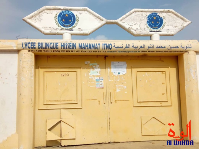 Le lycée bilingue Hissein Mahamat Itno d'Abéché. © Abba Issa/Alwihda Info
