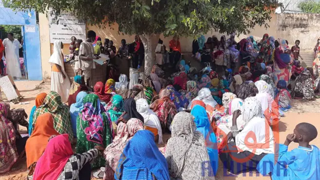 Tchad : des vivres distribués aux personnes vulnérables au Sila. © Mahamat Issa Gadaya/Alwihda Info