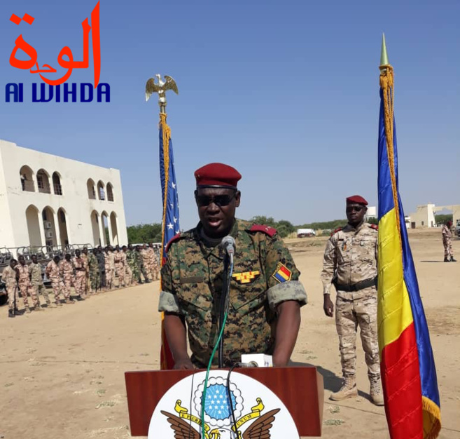 Le général de brigade Nguinambaye Michel Bardé. © Djimet Wiche/Alwihda Info Le général de brigade Nguinambaye Michel Bardé. © Djimet Wiche/Alwihda Info