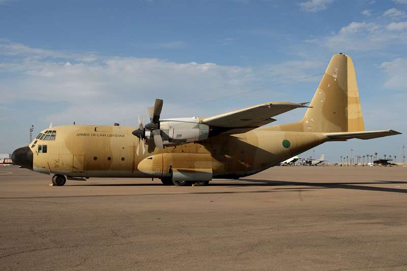 Un c-130 de l'armée de l'air libyenne. Crédit photo : Sources Un c-130 de l'armée de l'air libyenne. Crédit photo : Sources