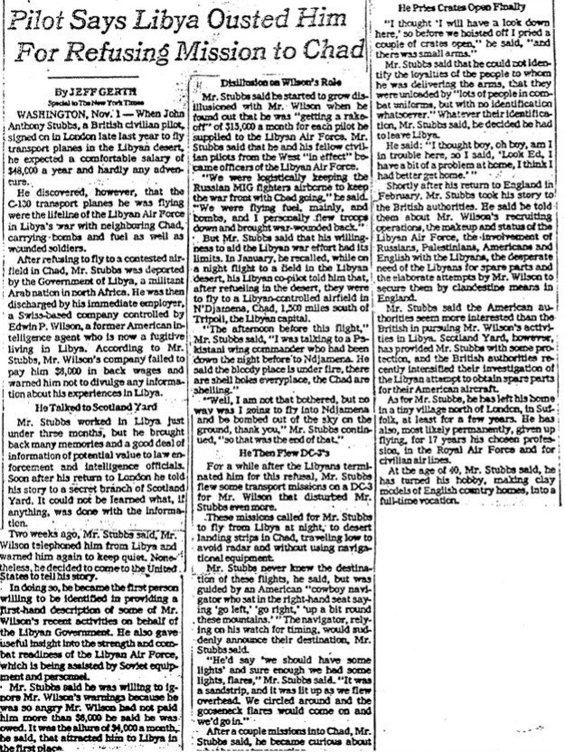 Guerre Tchad-Libye : Le sort du pilote qui refusa de transporter les bombes de Kadhafi Guerre Tchad-Libye : Le sort du pilote qui refusa de transporter les bombes de Kadhafi