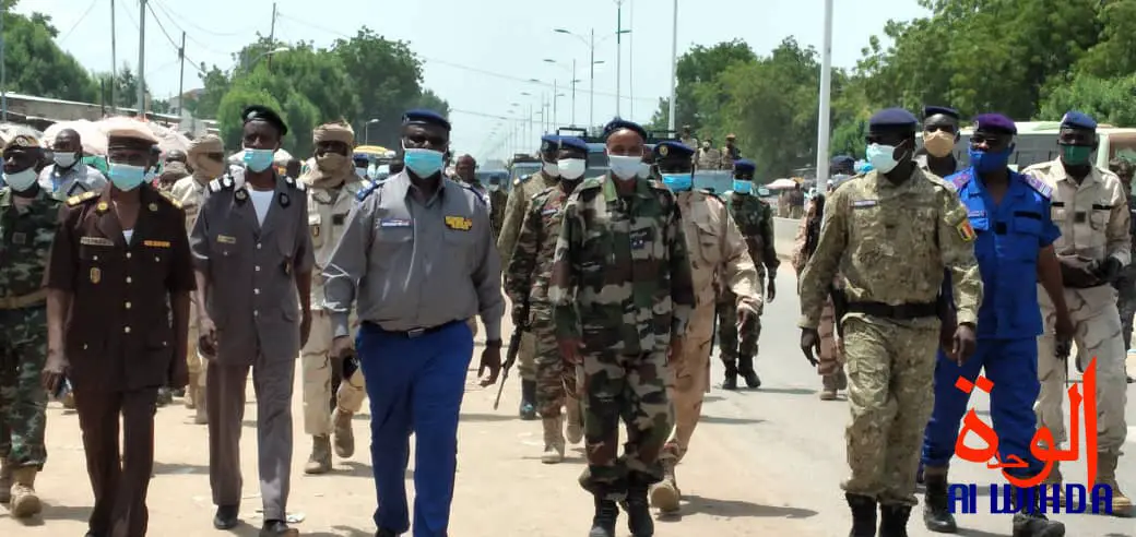 Tchad - Covid-19 : le directeur de la gendarmerie appelle au respect des mesures barrières. © Malick Mahamat/Alwihda Info