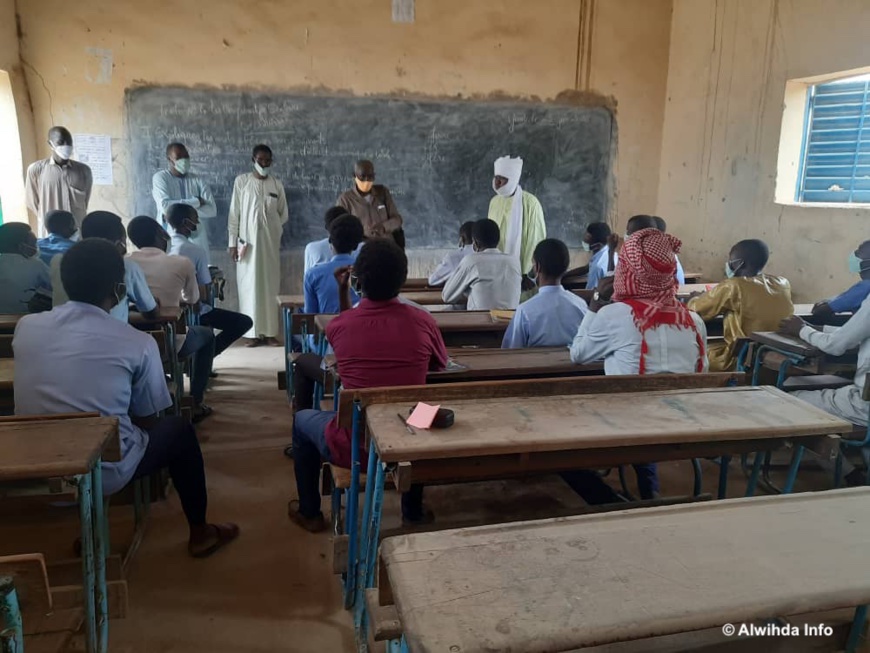 Une salle de classe à Abéché. Image d'illustration © Abba Issa/Alwihda Info