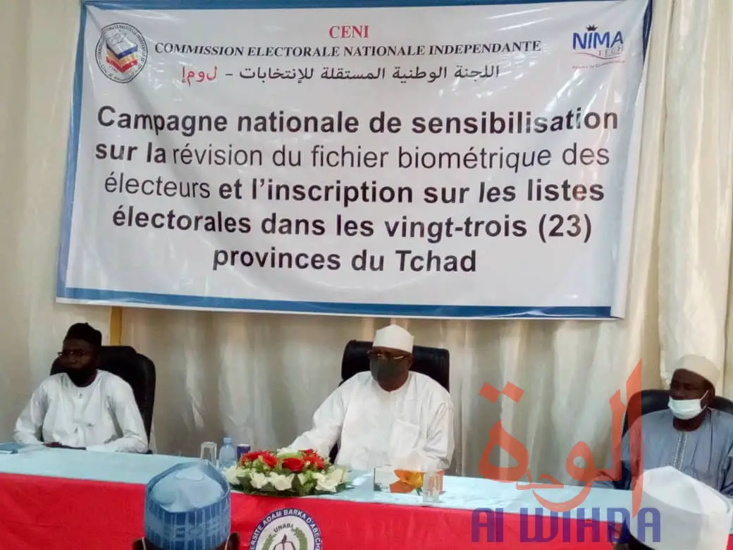 Tchad : la sensibilisation démarre pour inciter à l'inscription sur les listes électorales. © Abba Issa/Alwihda Info