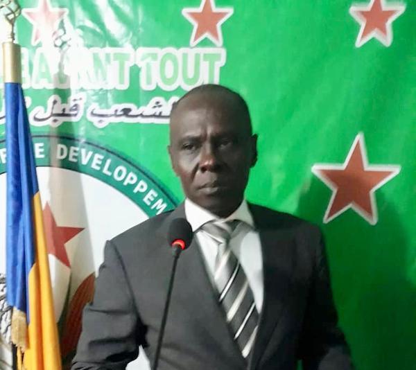 Max Kemkoye, président du parti d'opposition l'Union des Démocrates pour le Développement et le Progrès (UDP). © Alwihda Info Max Kemkoye, président du parti d'opposition l'Union des Démocrates pour le Développement et le Progrès (UDP). © Alwihda Info