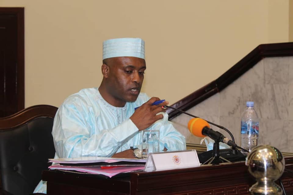 Le ministre de la Santé publique et de la Solidarité nationale, Dr. Abdoulaye Sabre Fadoul. © Min.Santé
