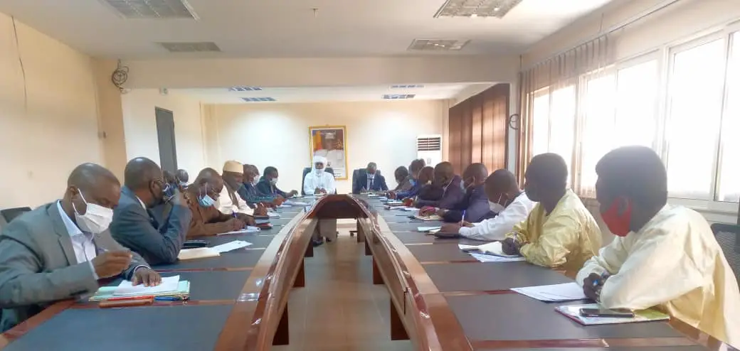 Crise à la Faculté de médecine d'Abéché : réunion au ministère de la Santé à N'Djamena, le 29 septembre 2020. © Min. Santé