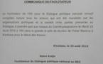 La position de l’ABACO sur la convocation au Comité préparatoire du Dialogue national en RDC