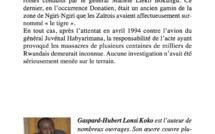 Au cœur des Grands Lacs africains Au cœur des Grands Lacs africains