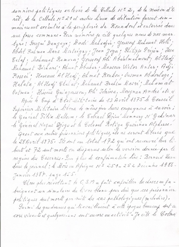 TCHAD/Affaire Habré : Les vérités de NGarondé Djarma Part. 1 TCHAD/Affaire Habré : Les vérités de NGarondé Djarma Part. 1
