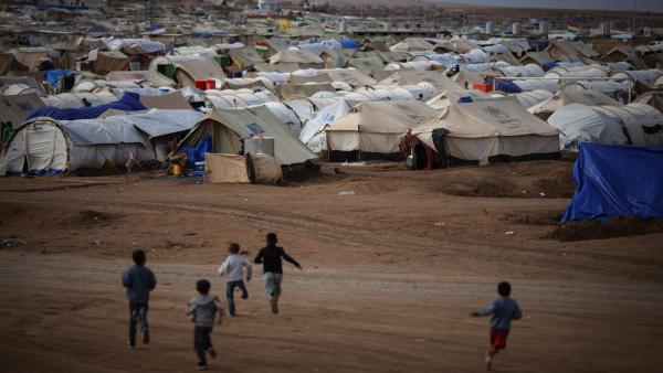 Le camp de réfugiés de Domiz, près de Dohuk dans la région du Kurdistan irakien où vivent des milliers de réfugiés syriens. © UNHCR