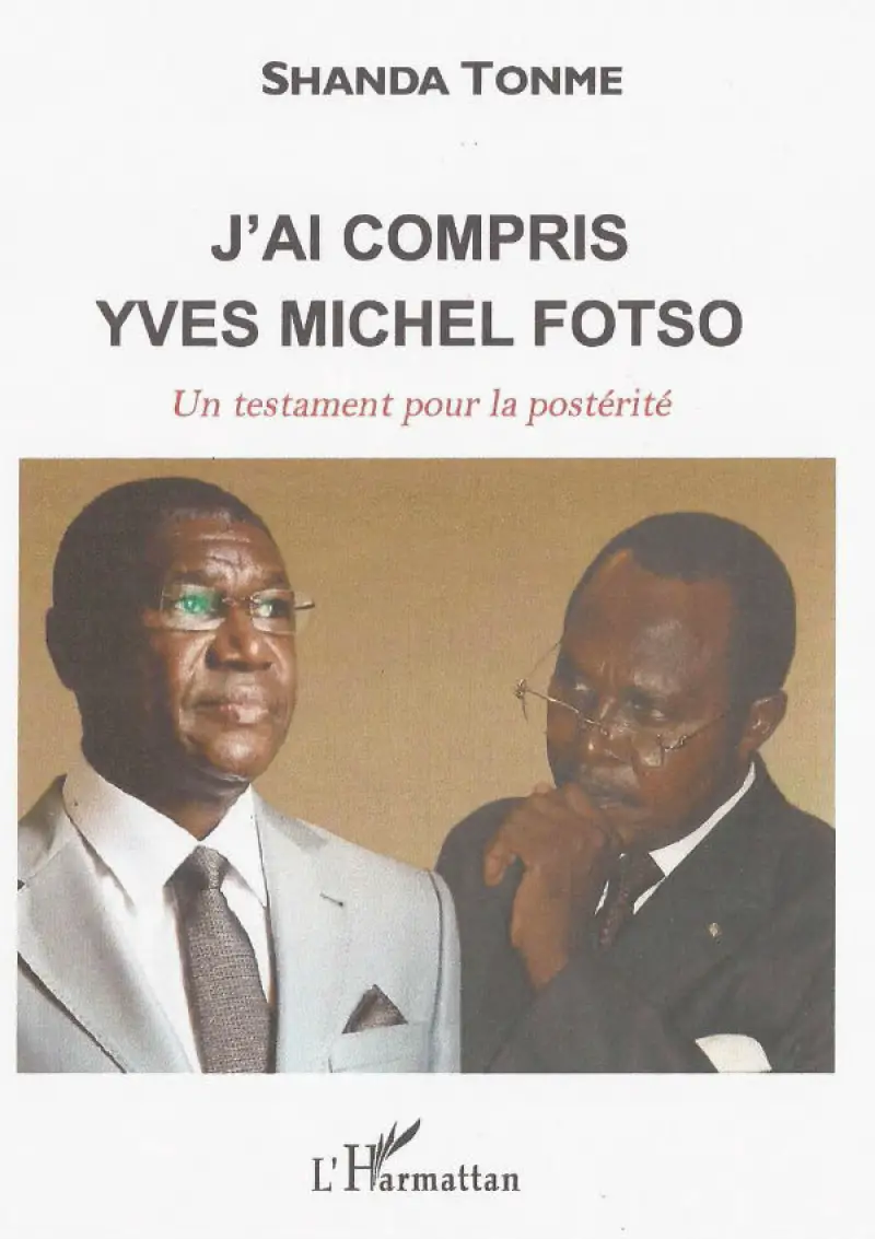 Yves Michel Fotso,ancien ADG de la Camair et le Pr Shanda Tonme,auteur de l'ouvrage:"J'ai compris Yves Michel Fotso"