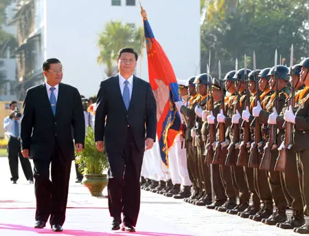 Xi promotes Cambodia ties