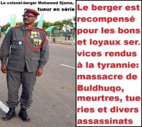 Djibouti: Le colonel-berger Mohamed Djama (patron de la garde dite républicaine), tueur en série du régime de Guelleh Djibouti: Le colonel-berger Mohamed Djama (patron de la garde dite républicaine), tueur en série du régime de Guelleh