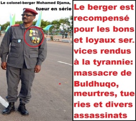 Djibouti: Le colonel-berger Mohamed Djama (patron de la garde dite républicaine), tueur en série du régime de Guelleh