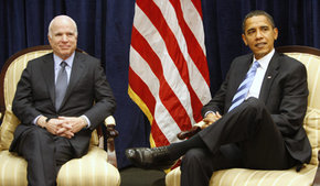 Obama et MacCain se sont rencontrés pour la première fois depuis l’élection présidentielle Obama et MacCain se sont rencontrés pour la première fois depuis l’élection présidentielle