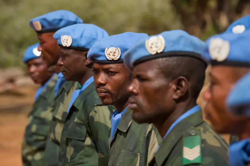 Des soldats de la MINUSCA, la force onusienne en Centrafrique. Crédit photo : défense.gouv.fr