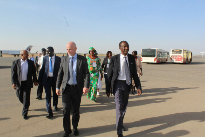 Tchad : La visite en images du patron de la FIFA