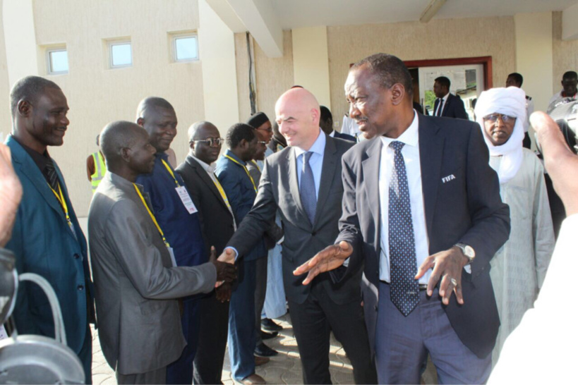 Tchad : La visite en images du patron de la FIFA