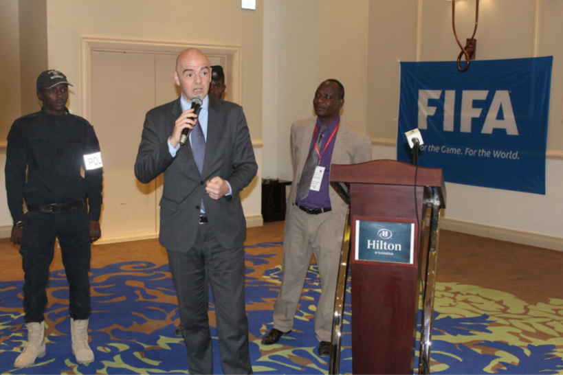 Tchad : La visite en images du patron de la FIFA
