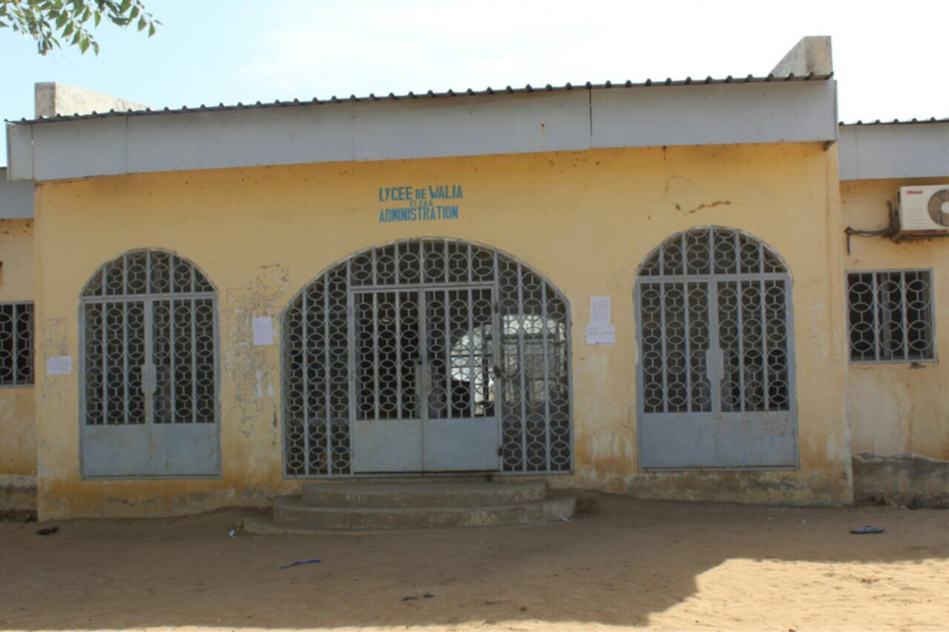 La cour du lycée de Walia aujourd'hui. Alwihda Info/D.W. La cour du lycée de Walia aujourd'hui. Alwihda Info/D.W.