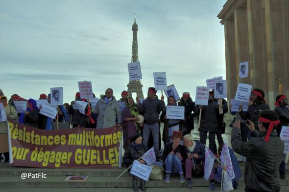 Compte rendu de la double manifestation djiboutienne à Paris contre la venue de Guelleh 