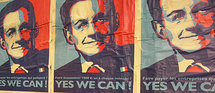 "Sarkobama" : Greenpeace interpelle Sarkozy sur le climat "Sarkobama" : Greenpeace interpelle Sarkozy sur le climat
