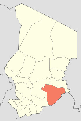 La région du Salamat. Crédits : Sources La région du Salamat. Crédits : Sources