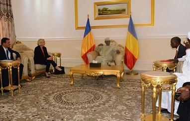 Tchad : Marine Le Pen reçue par Idriss Déby Tchad : Marine Le Pen reçue par Idriss Déby