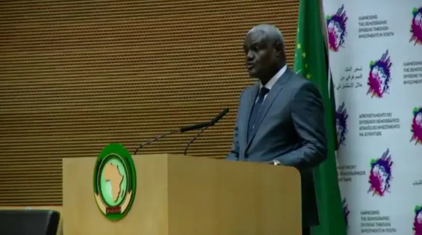 Le Président de la commission de l'Union Africaine, Moussa Faki.