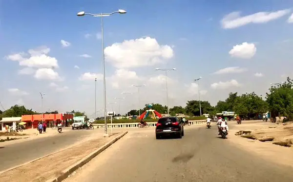 Le rond-point de Farcha, à N'Djamena. Crédits : Sources