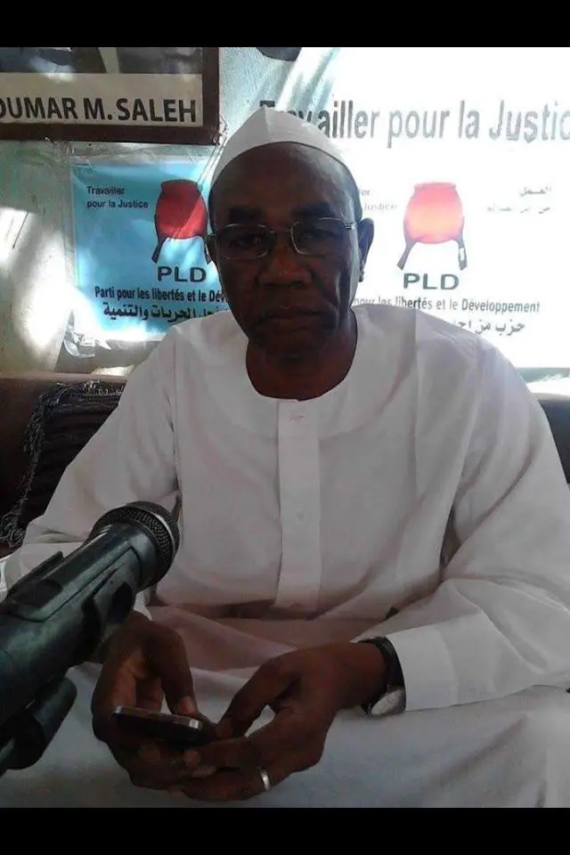 L'ancien ministre et candidat du Parti pour les libertés et le développement (PLD) aux dernières présidentielles de 2016, Dr Mahamat-Ahmad Alhabo.