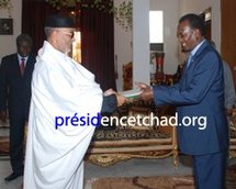 Tchad : Le nouvel ambassadeur Libyen au Tchad, G. Saleh présente ses lettres de créance au Président Déby