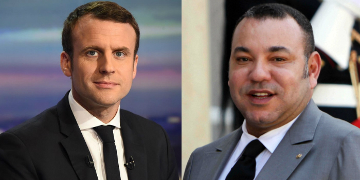Le Roi du Maroc, Mohammed VI félicite le président français pour son élection Le Roi du Maroc, Mohammed VI félicite le président français pour son élection