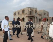 Tchad : Le Président I. Déby, le ministre des transports et le Maire de la ville, ont visités certains chantiers de la capitale