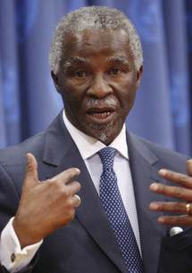Darfour: Mbeki appelle à la normalisation des relations Tchad-Soudan Darfour: Mbeki appelle à la normalisation des relations Tchad-Soudan