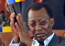 Le président tchadien Idriss Deby Itno à N'Djamena le 13 mai 2009