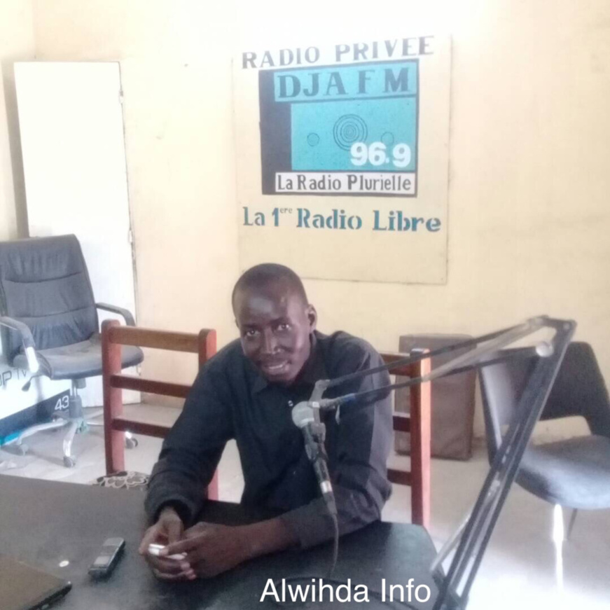 Le journaliste de Dja Fm, Boulga David. Alwihda Info