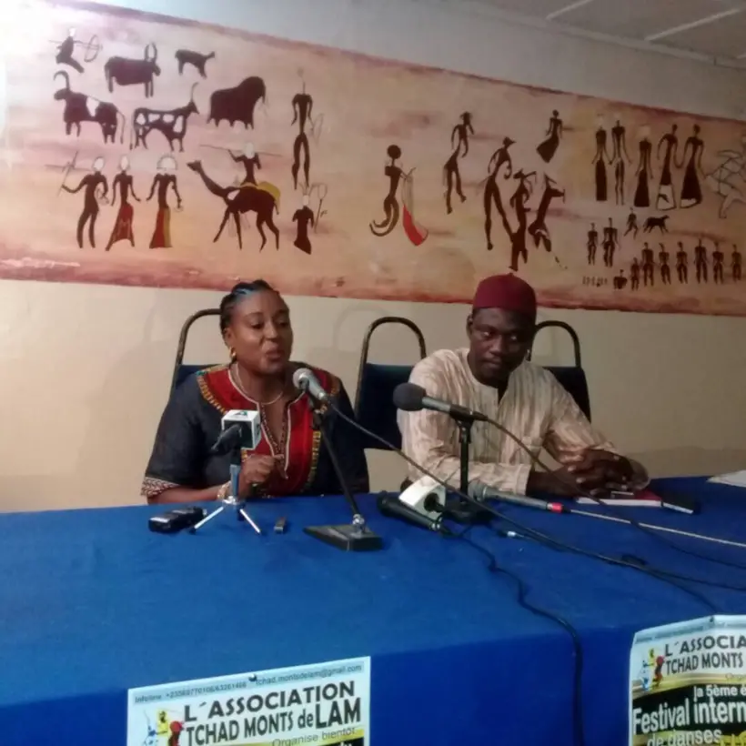 La présidente de l'Association Tchad Mont de Lam, Mme. Eugenie Laoula. Alwihda Info