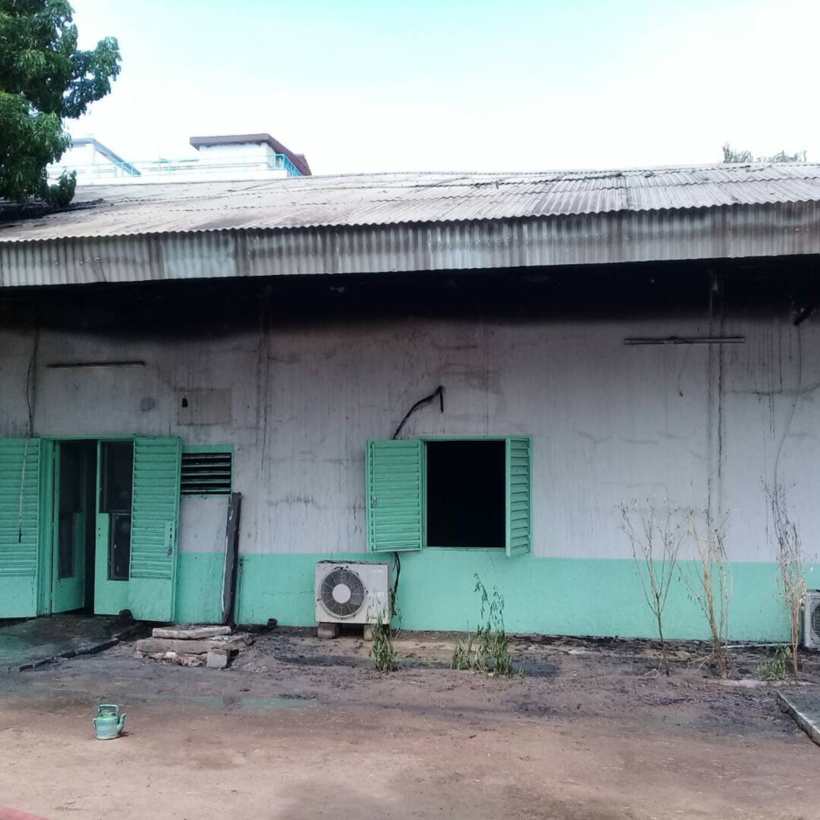 Tchad : Un incendie sur un bâtiment du groupe SNER provoque des dégâts matériels. Alwihda Info