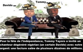 Avec la complicité de la présidente Khadra Haid, l'ivoirien Tommy Tayoro a fait un gros caca sur le drapeau national djiboutien
