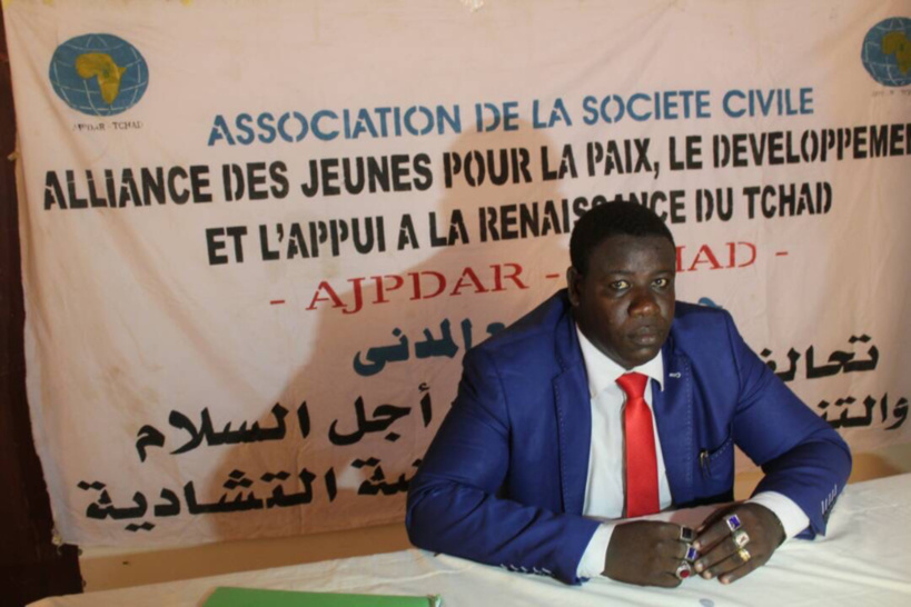 Le président de L'AJPDAR-TCHAD, Mahamat El-Mahadi Abdramane. Alwihda Info/D.W. Le président de L'AJPDAR-TCHAD, Mahamat El-Mahadi Abdramane. Alwihda Info/D.W.