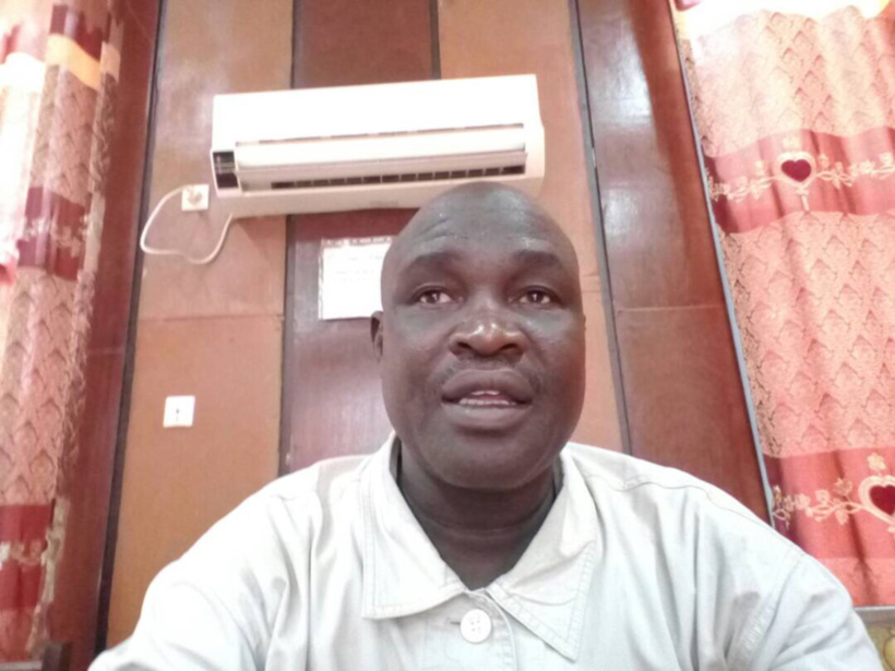 Le secrétaire général de l'Alliance des Défenseurs des Droits Humains et de l'Environnement au Tchad (ADHET), Abba Daoud Nandjele. Le secrétaire général de l'Alliance des Défenseurs des Droits Humains et de l'Environnement au Tchad (ADHET), Abba Daoud Nandjele.