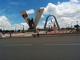 La place de la Nation à N"Djamena. Crédits : Sources