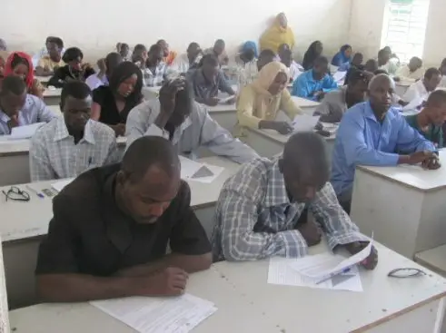 Des candidats au baccalauréat au Tchad. Crédits photo: jdt